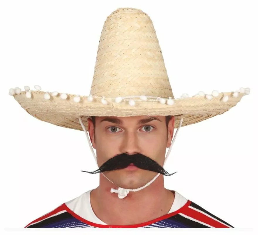 Translation missing: es.Sombrero de Mexicano con Borlas en varios colores de 50 cm
