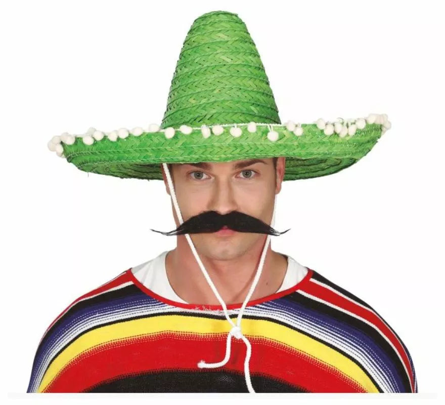 Translation missing: es.Sombrero de Mexicano con Borlas en varios colores de 50 cm