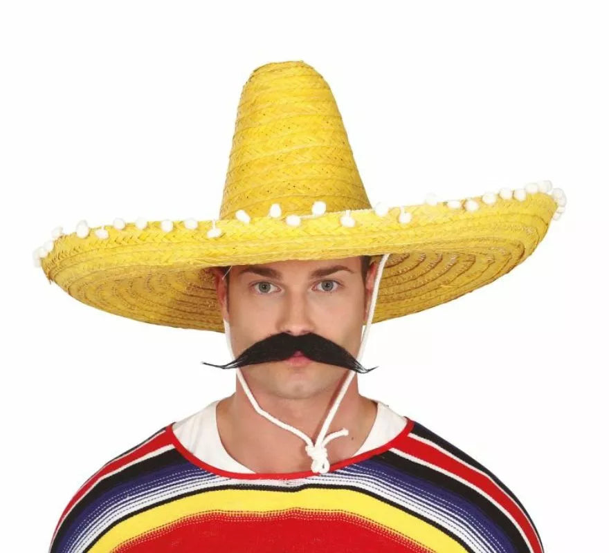 Translation missing: es.Sombrero de Mexicano con Borlas en varios colores de 60 cm