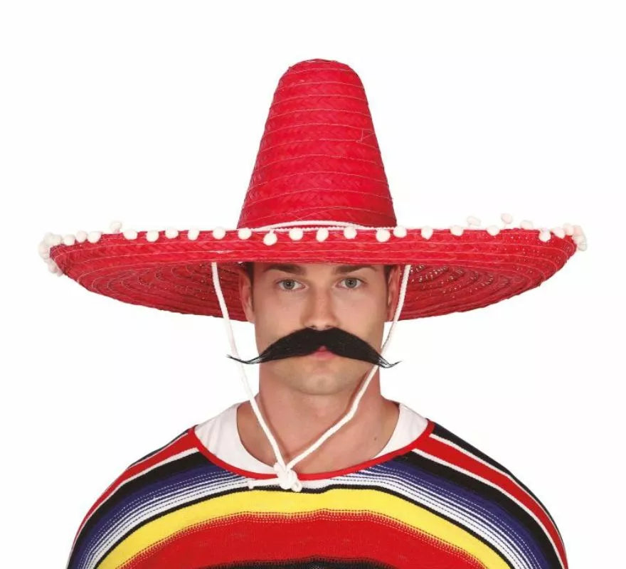Translation missing: es.Sombrero de Mexicano con Borlas en varios colores de 60 cm