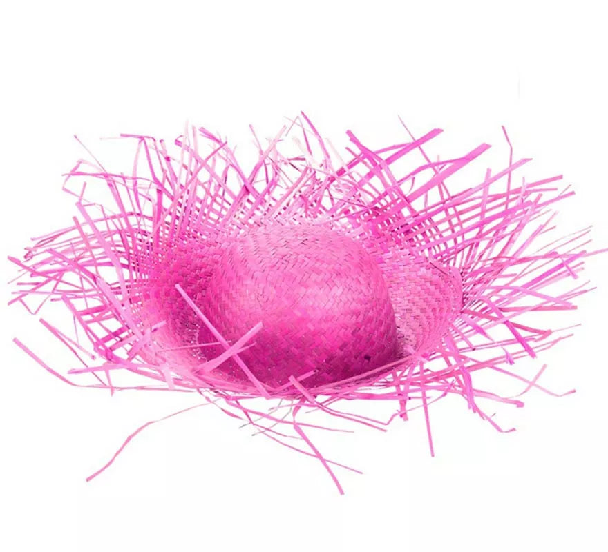 Translation missing: es.Sombrero de Paja fucsia