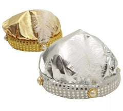 Sombrero de Paje con pluma disponible en 2 colores de 58 cm