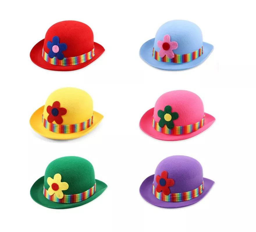 Translation missing: es.Sombrero de Payaso con flor en colores surtidos