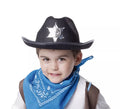 Sombrero de Sheriff Negro Infantil