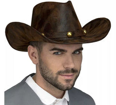 Sombrero de Vaquero efecto Cuero