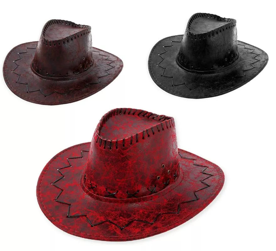 Translation missing: es.Sombrero de Vaquero en varios colores vintage adulto