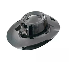 Sombrero de Vaquero negro con placa