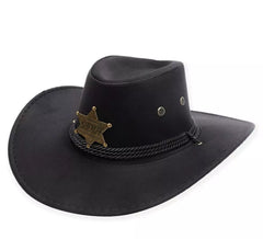 Sombrero de Vaquero Sheriff en varios colores adulto