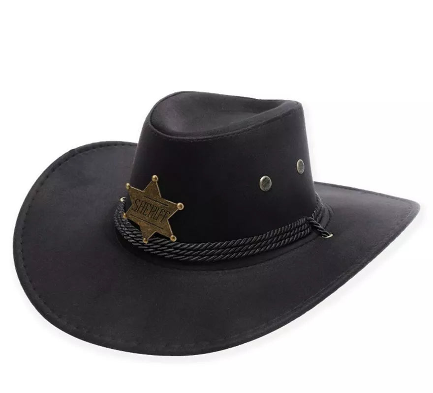Translation missing: es.Sombrero de Vaquero Sheriff en varios colores adulto
