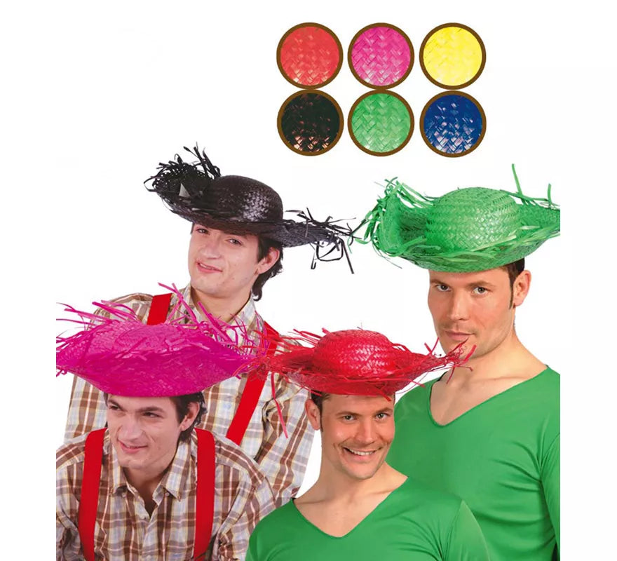 Translation missing: es.Sombrero Espantapájaros paja de colores