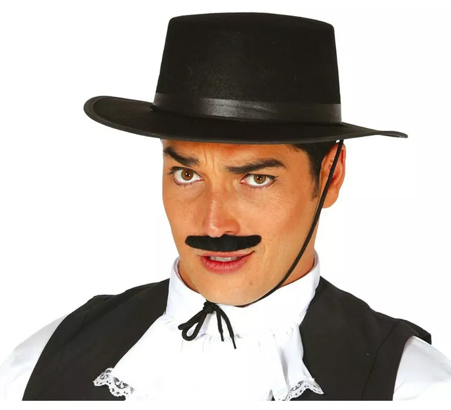 Translation missing: es.Sombrero fieltro Cordobes negro
