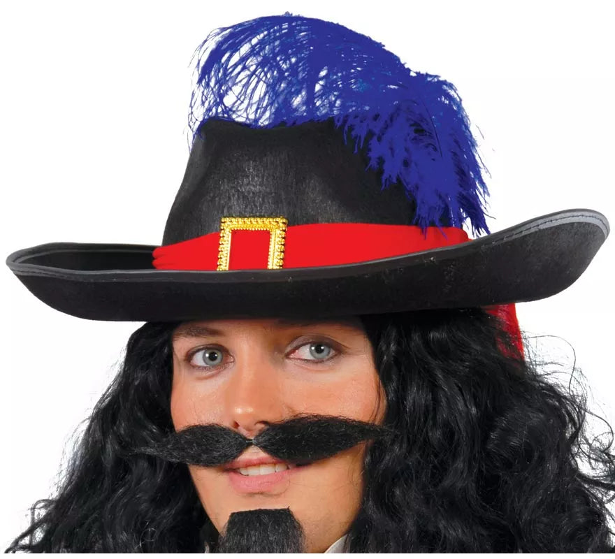 Translation missing: es.Sombrero fieltro negro de Mosquetero