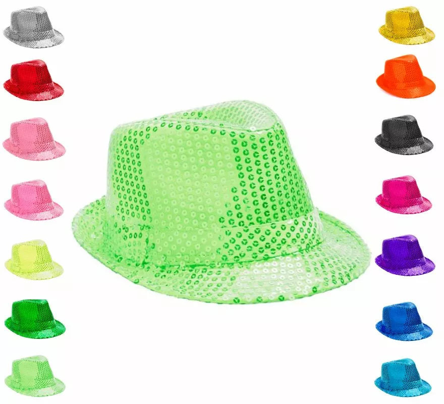 Translation missing: es.Sombrero Gánster de lentejuelas en varios colores