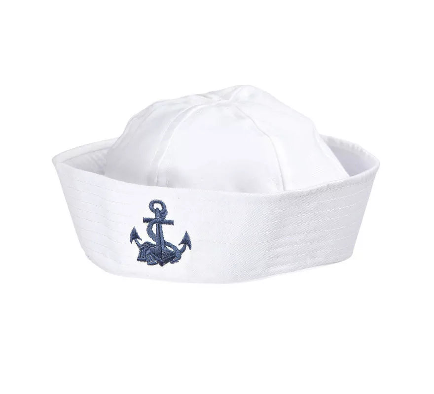 Translation missing: es.Sombrero Marinero con Ancla Azul Oscuro
