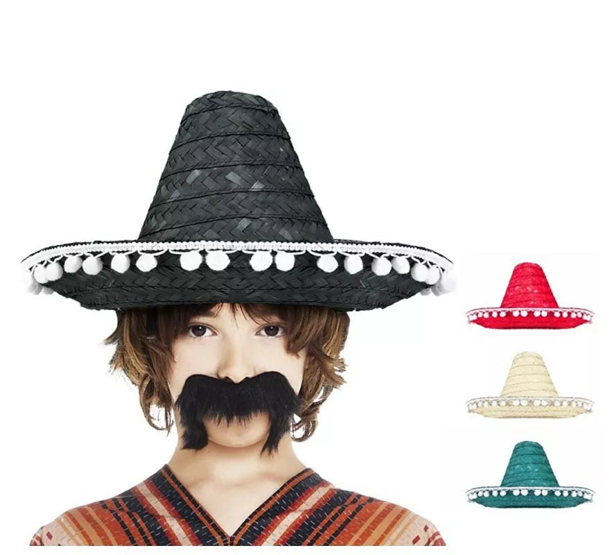 Translation missing: es.Sombrero Mexicano infantil de 35 cm colores surtidos