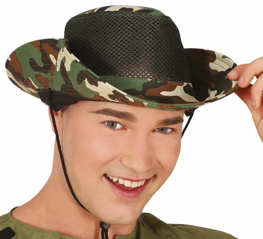 Translation missing: es.Sombrero Militar con rejilla adulto
