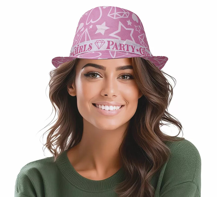 Translation missing: es.Sombrero Party Girls estrellas rosa adulto