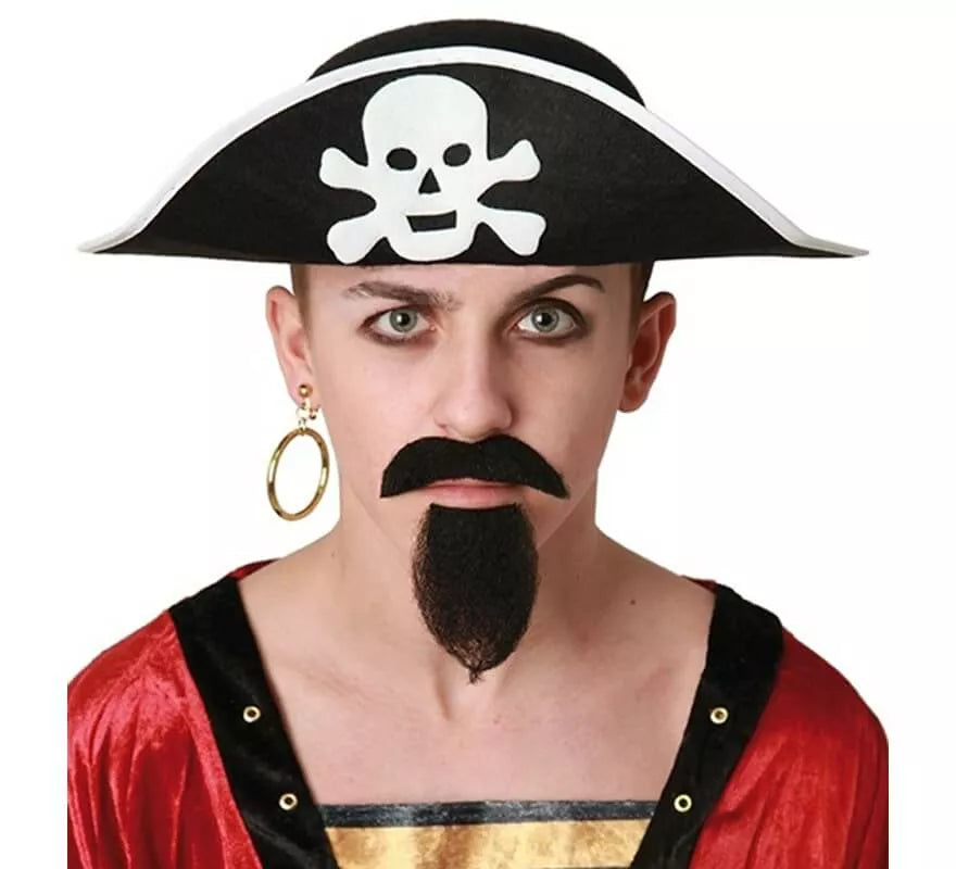 Translation missing: es.Sombrero Pirata con Calavera en tallas infantil y adulto