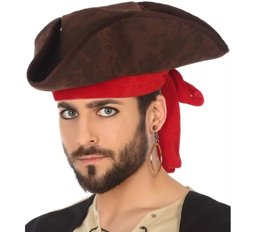 Translation missing: es.Sombrero Pirata Marrón 33 cm