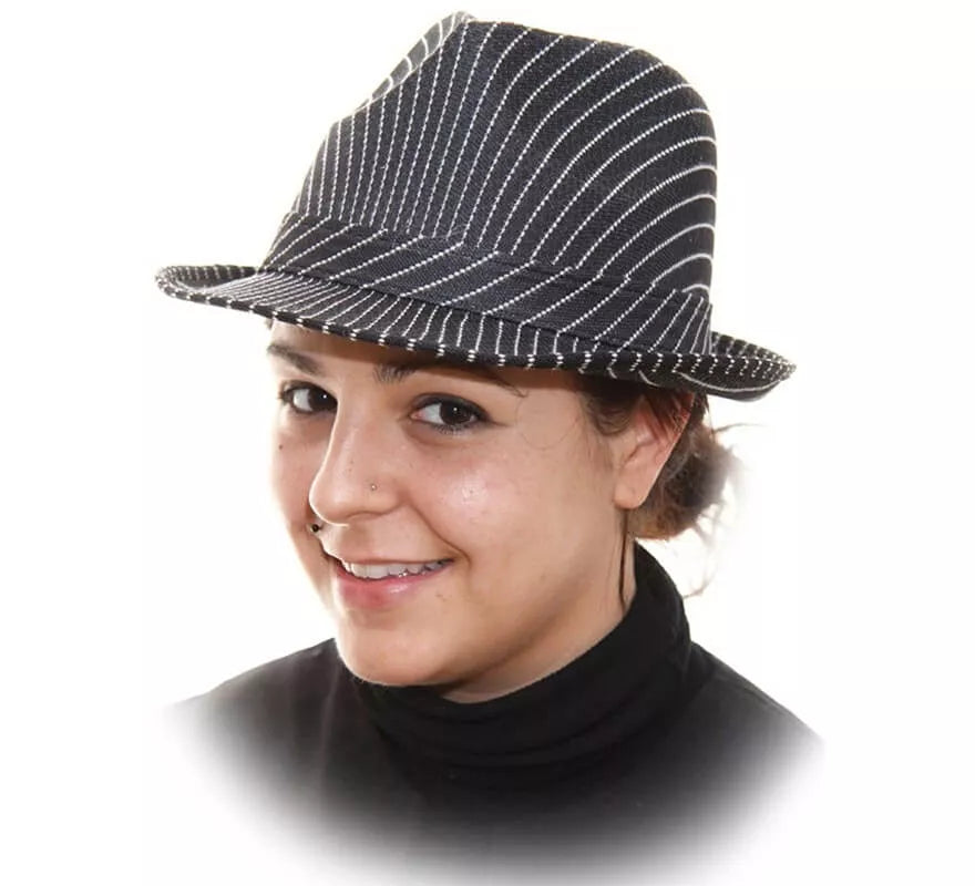 Translation missing: es.Sombrero Trilby de Gánster a Rayas