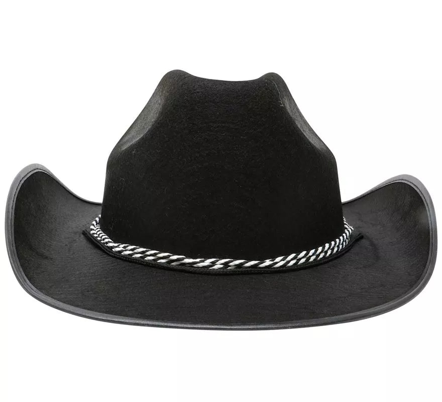 Translation missing: es.Sombrero Vaquero de fieltro negro