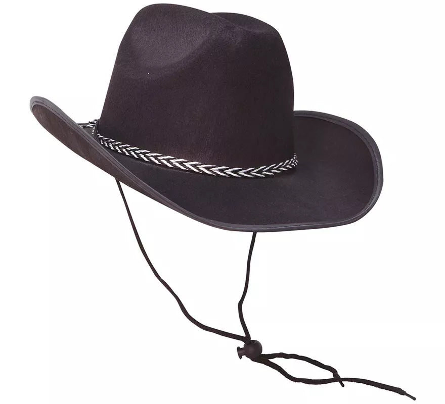 Translation missing: es.Sombrero Vaquero de fieltro negro