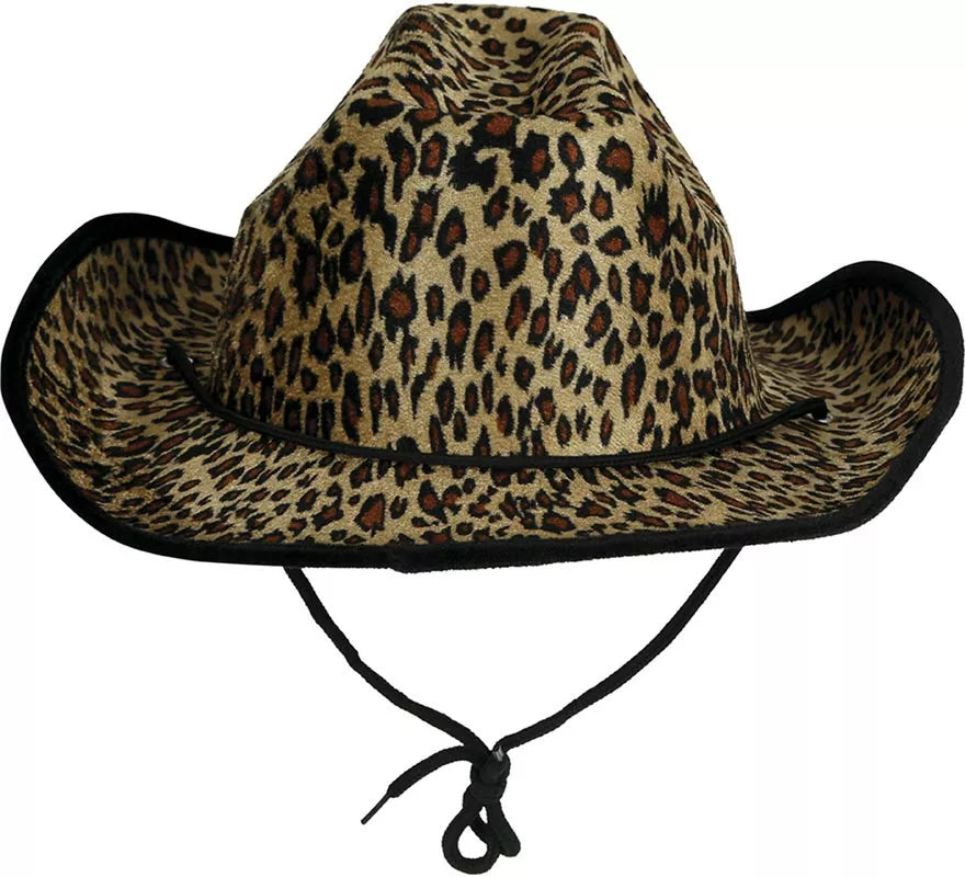 Translation missing: es.Sombrero Vaquero Leopardo adultos
