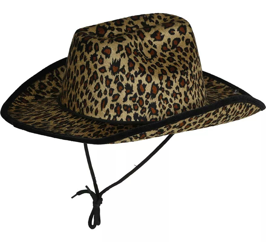 Translation missing: es.Sombrero Vaquero Leopardo adultos