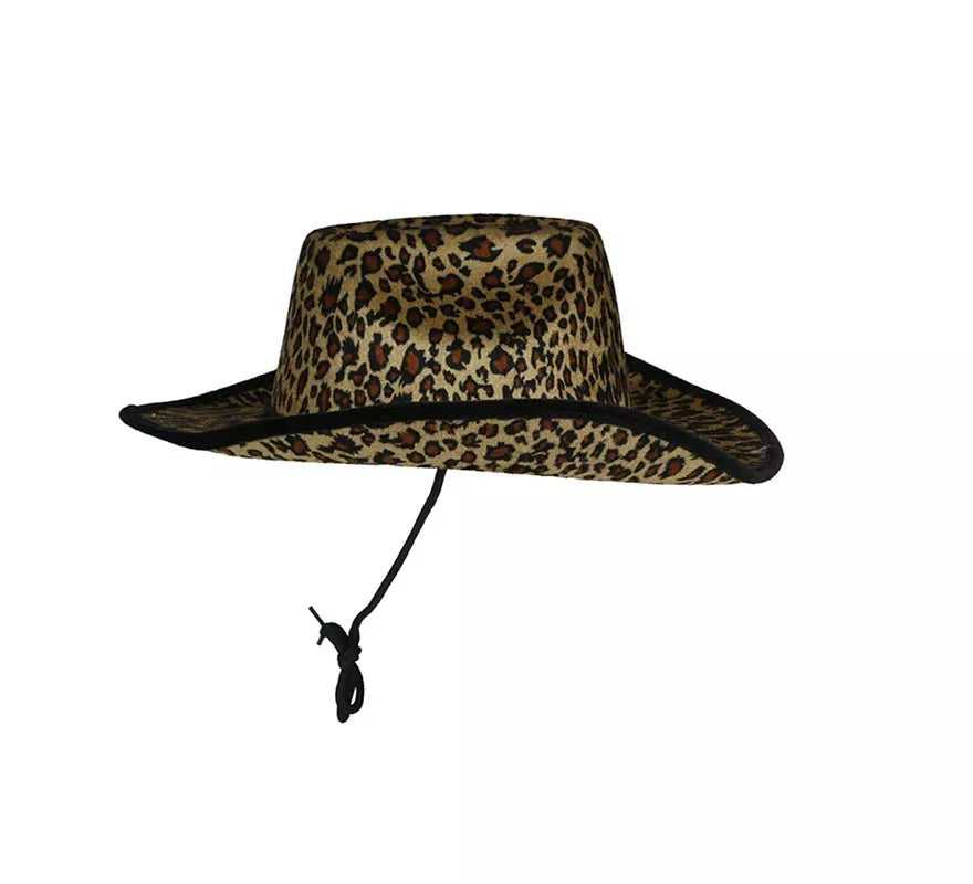 Translation missing: es.Sombrero Vaquero Leopardo adultos