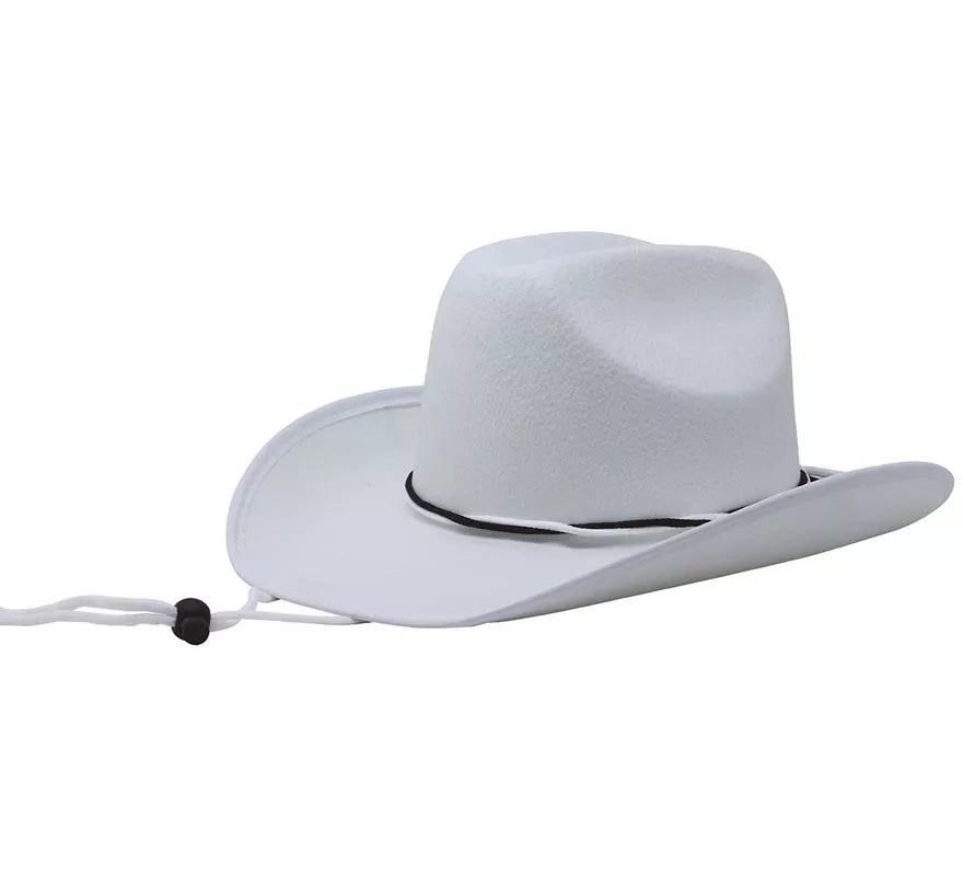 Translation missing: es.Sombrero Vaquero o Cowboy de fieltro blanco