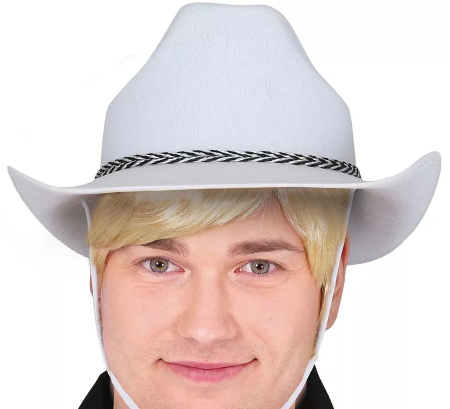 Translation missing: es.Sombrero Vaquero o Cowboy de fieltro blanco