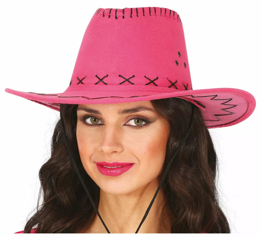 Translation missing: es.Sombrero Vaquero Similpiel en varios colores adulto