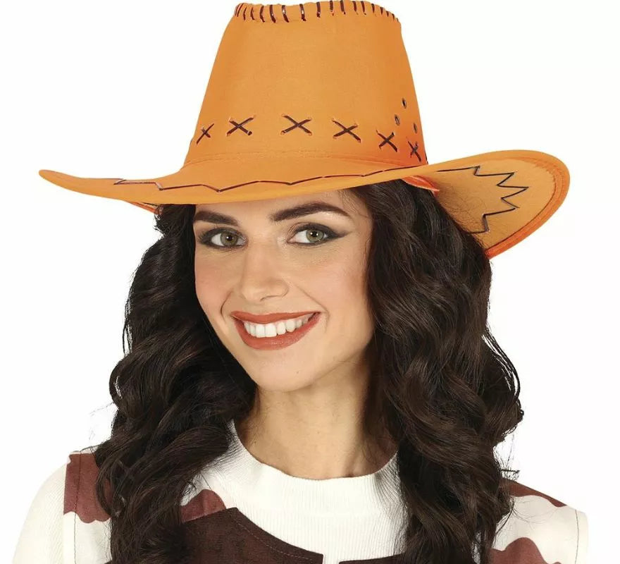 Translation missing: es.Sombrero Vaquero Similpiel en varios colores adulto