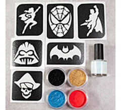Sparkling Powder o Polvos Brillantes Hero 4x5 ml + Fix Gel