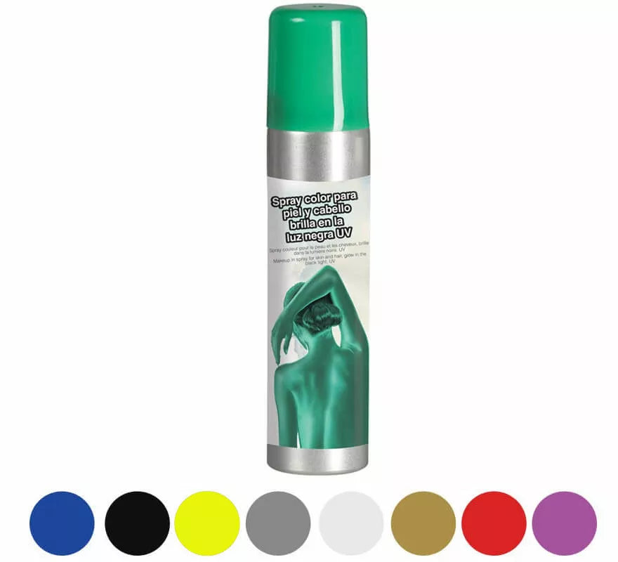 Spray para cuerpo y pelo en varios colores 75 ml