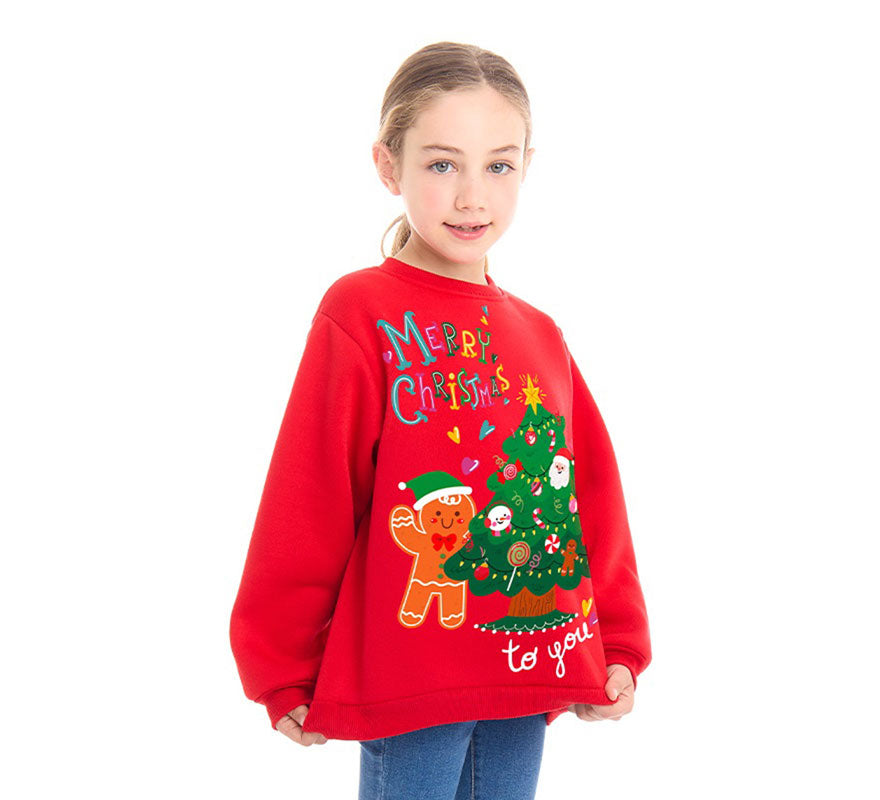 Translation missing: es.Sudadera Merry Christmas para niños