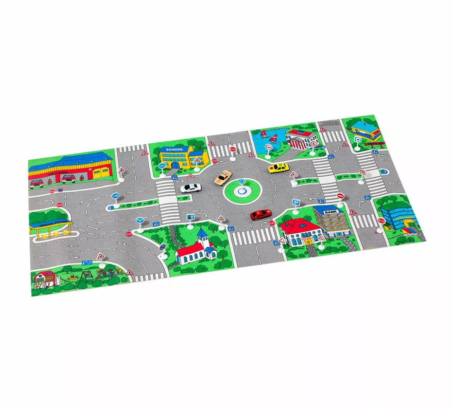Tapiz de Tráfico de Foam con Señales