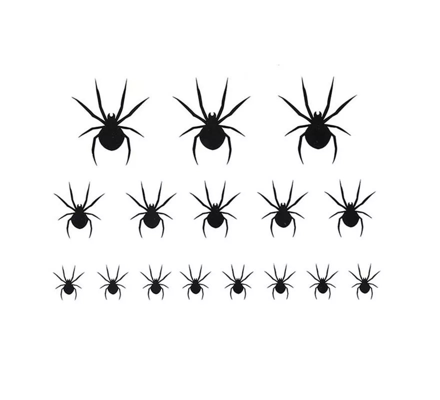 Translation missing: es.Tatuaje de 16 Arañas negras