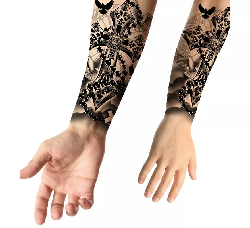 Translation missing: es.Tatuaje de Cruz y Palomas