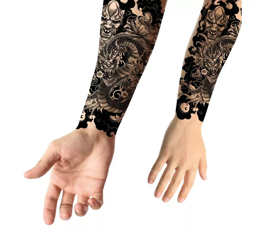 Translation missing: es.Tatuaje de Dragón y Demonio