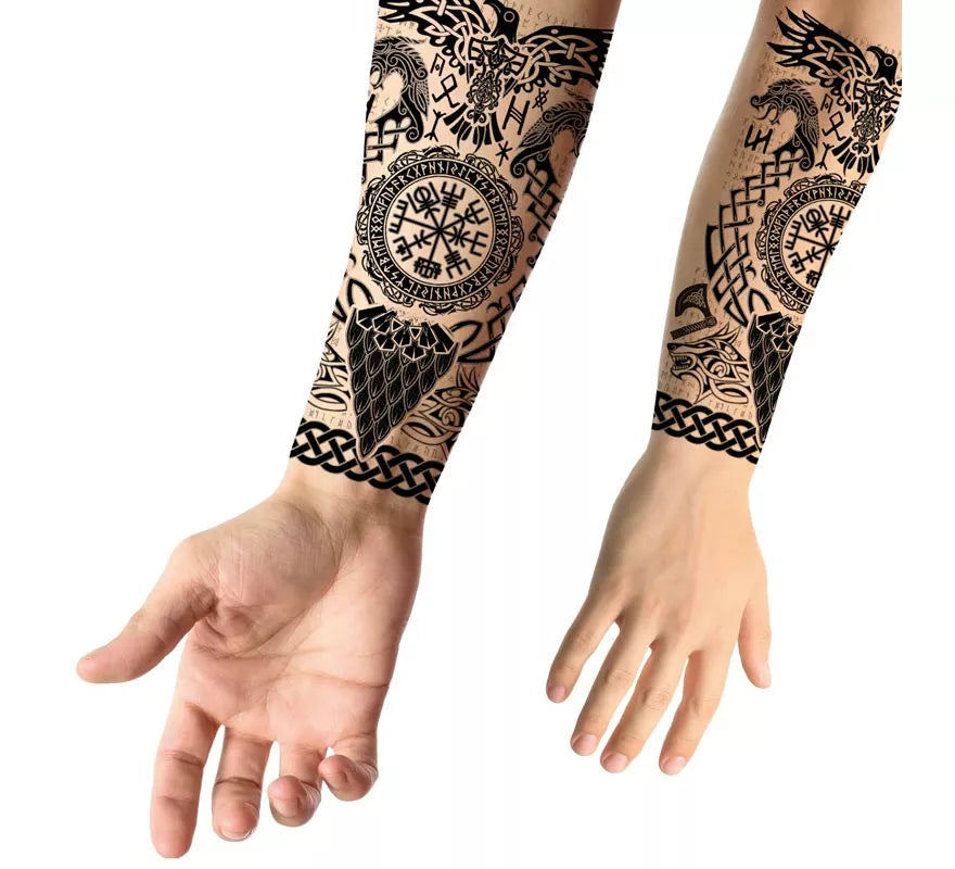 Translation missing: es.Tatuaje de Vikingo con Símbolos