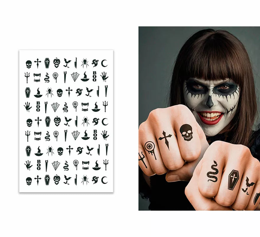 Translation missing: es.Tatuaje Goticos Halloween de 11,5x17 cm