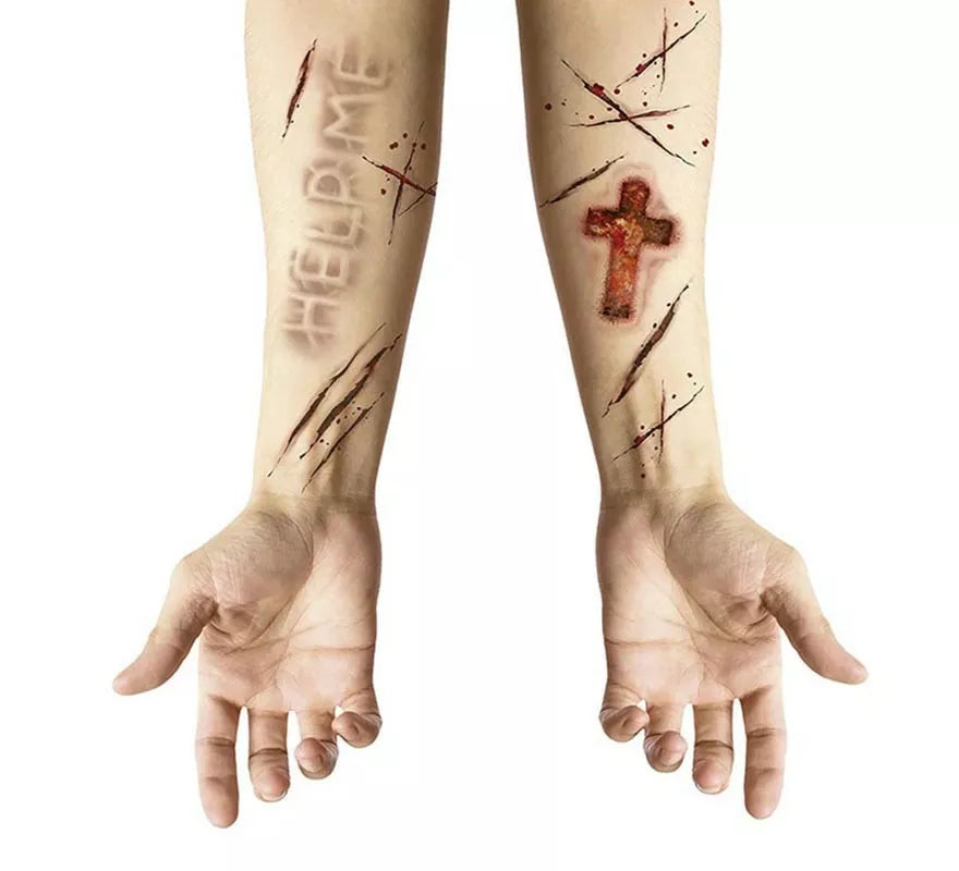 Translation missing: es.Tatuajes Adhesivos de Heridas Poseída