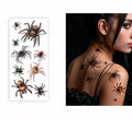 Tatuajes Arañas con Sombra de 14x30 cm