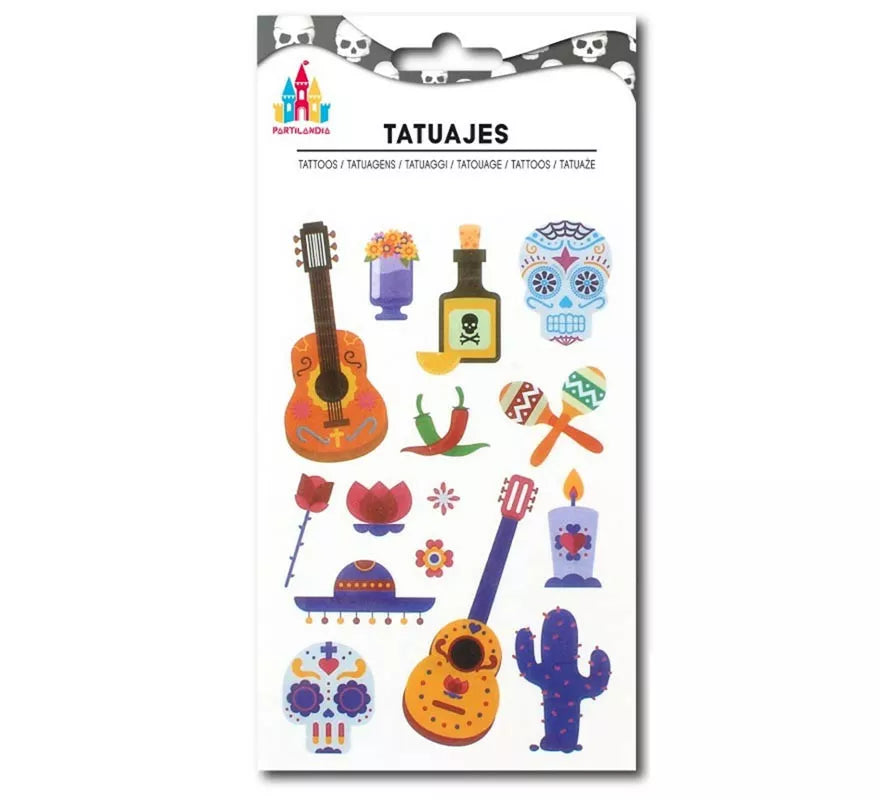 Translation missing: es.Tatuajes Halloween Día de los Muertos en modelos surtidos