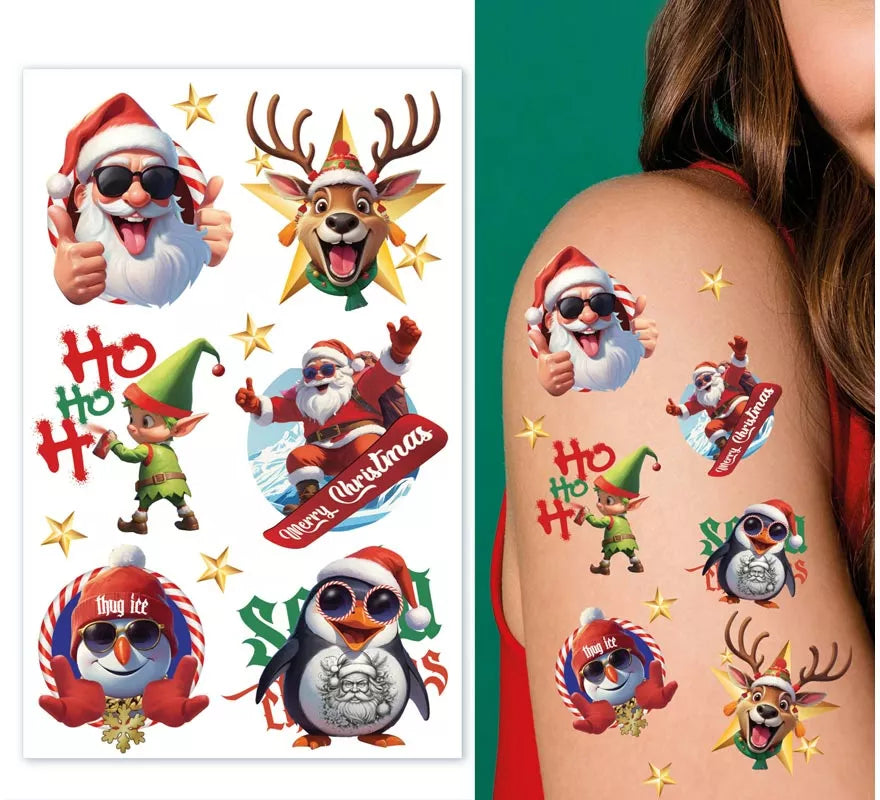 Tatuajes de Navidad modelos surtidos