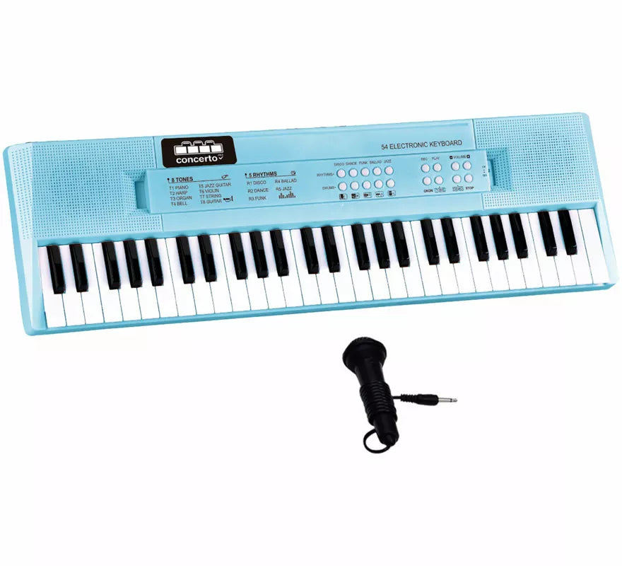 Translation missing: es.Teclado Electrónico azul de 54 Teclas