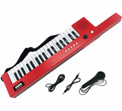 Teclado Electrónico de 37 Teclas con Micrófono y Correa Bandolera