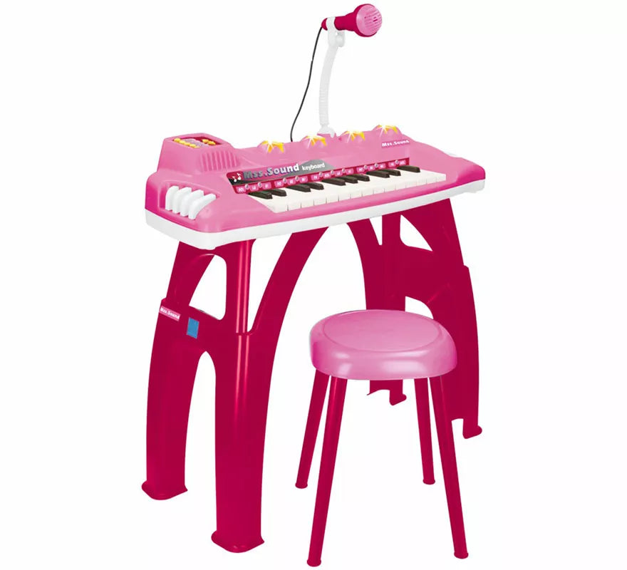 Translation missing: es.Teclado Electrónico electrónico de 25 Teclas, con Luces rosa para niña