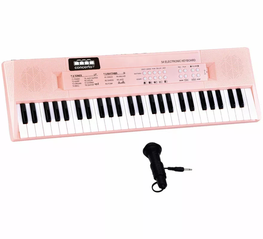 Translation missing: es.Teclado Electrónico rosa de 54 Teclas
